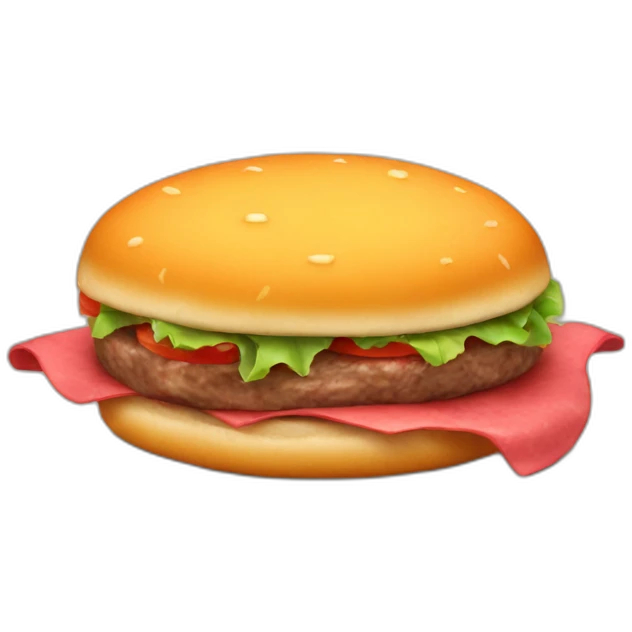lean beef patty emoji