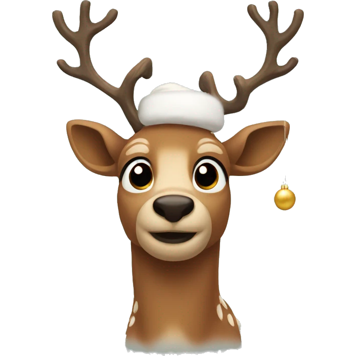 christmas raindeer emoji