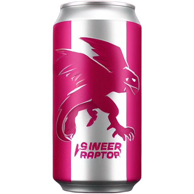 Raspberry raptor Energy Drink  emoji