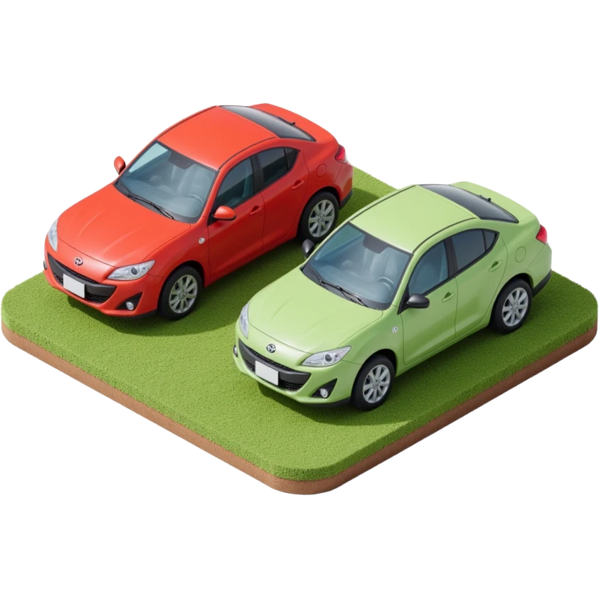 2 cars emoji