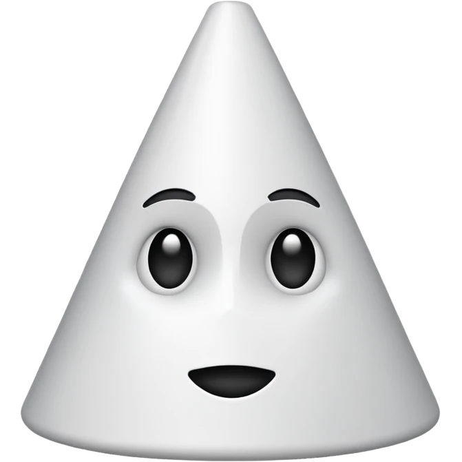 Cone head emoji