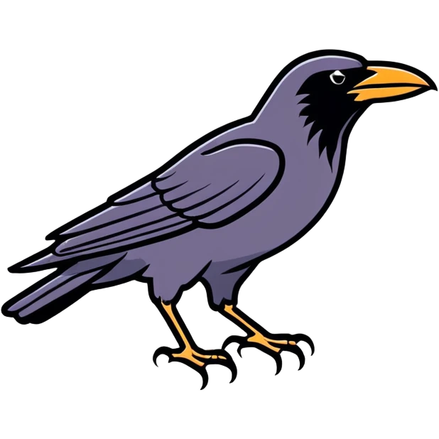 Crow logo emoji