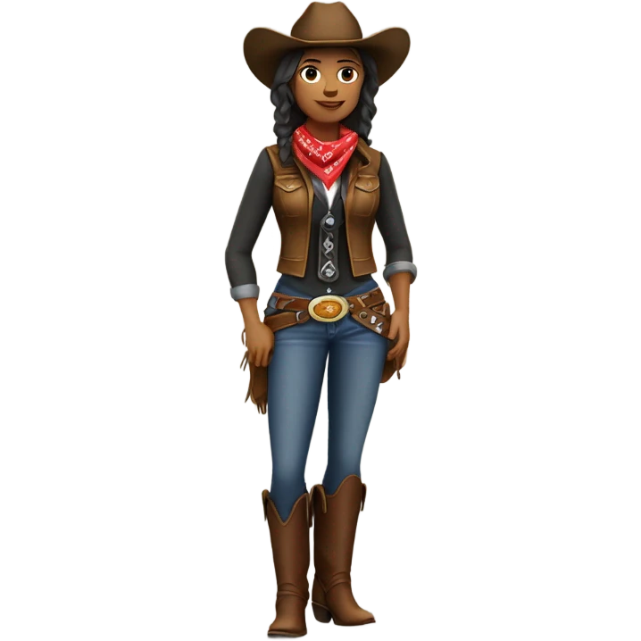 Cowgirl emoji