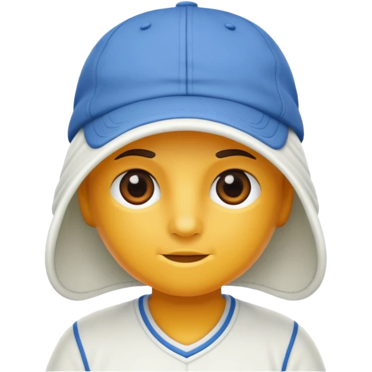 just tennis hat emoji