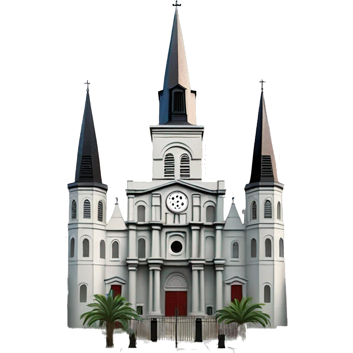 Realistic new orleans st.louis cathedral  emoji