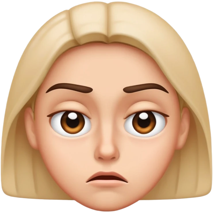 Eye roll annoyed  emoji