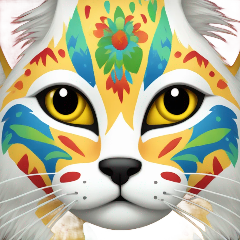 mexican colored cat emoji