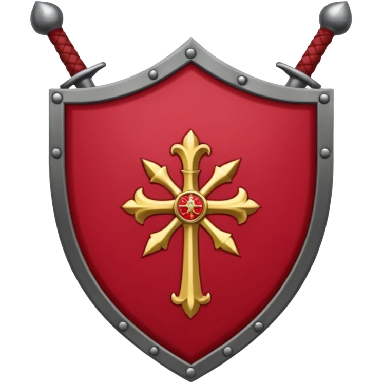 brasão sangrando medieval rosa de sangue vermelha emoji