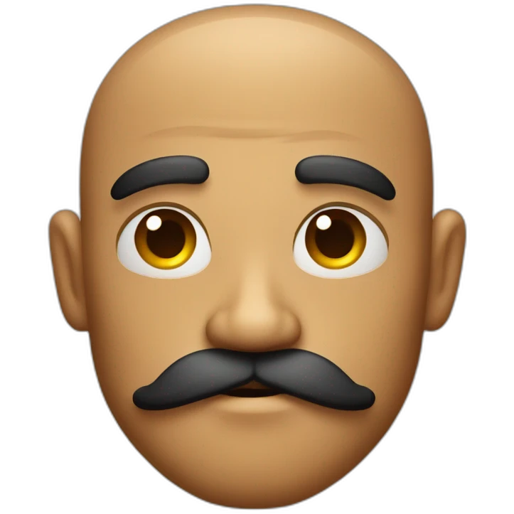 Muscle mustache expressive Cuban man emoji