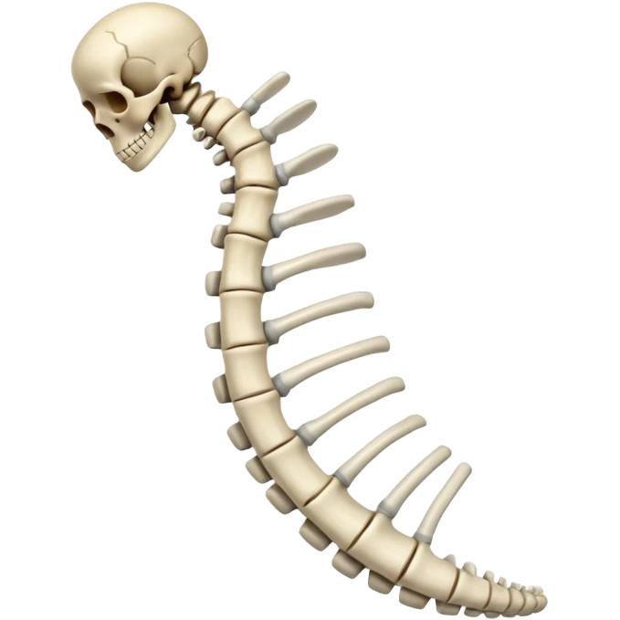 Coluna vertebral emoji