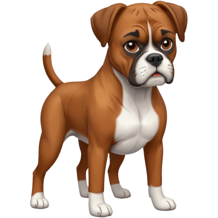 Boxer dog emoji
