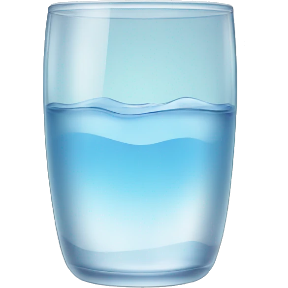 Glass of water emoji