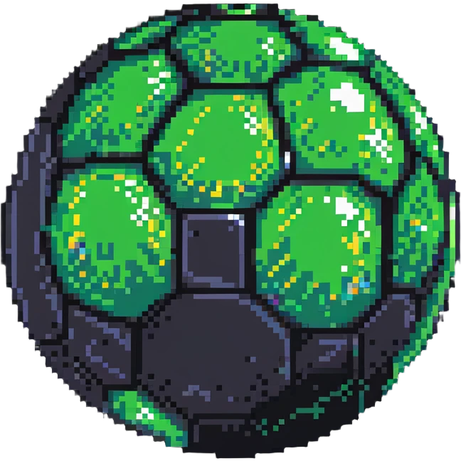 slime disco ball, pixel art style, sparkly highlights emoji
