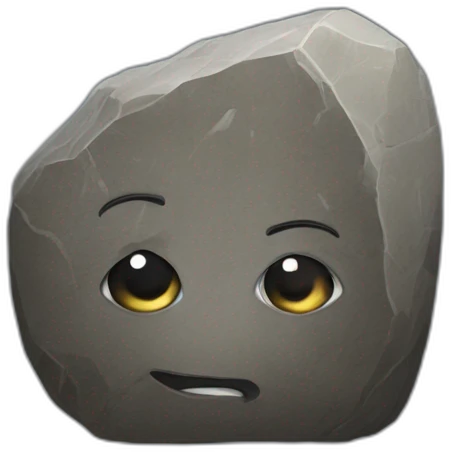Rock emoji