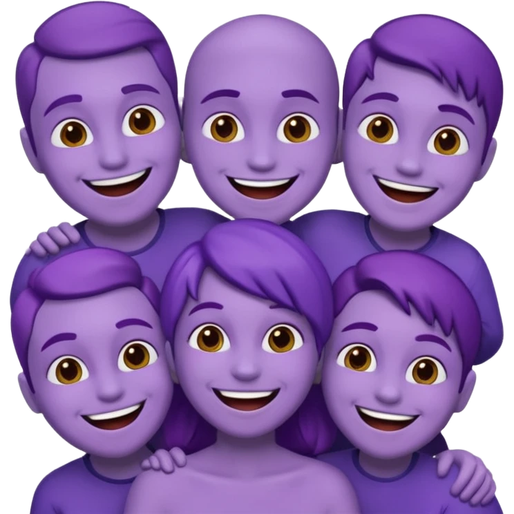 purple people group cummunity emoji