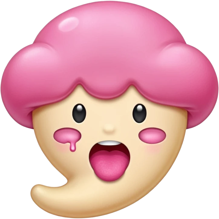 used bubble gum mush emoji