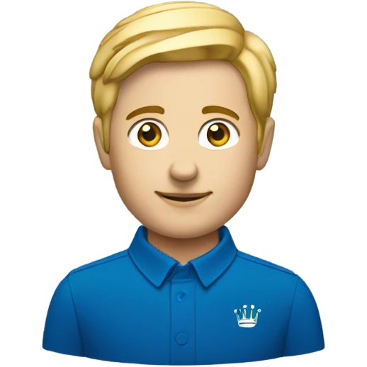 Logo del rolex  blue emoji
