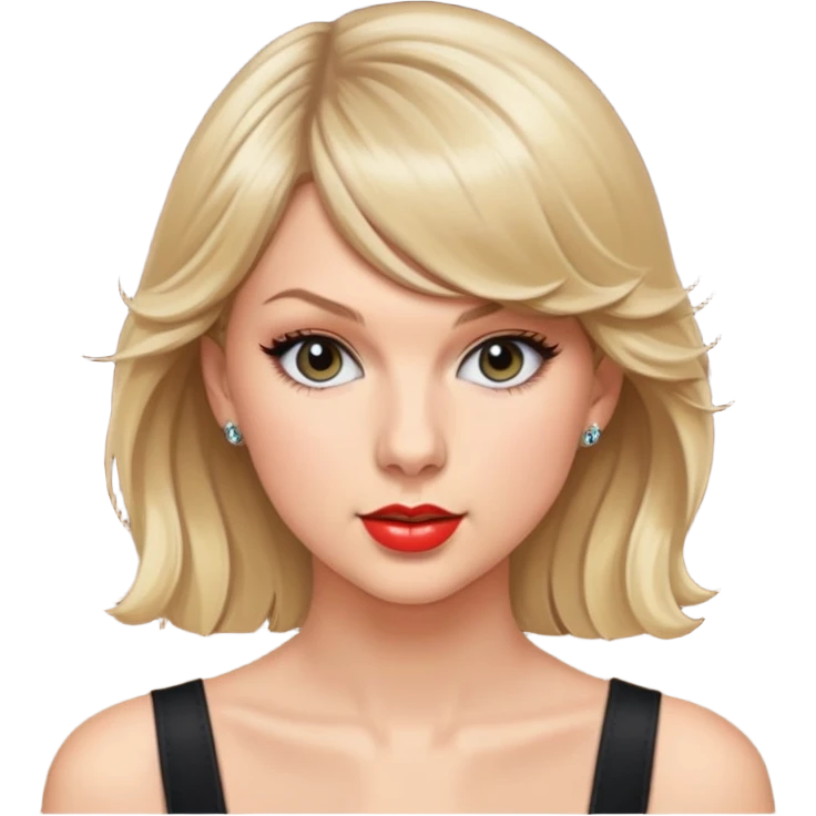 Taylor swift blonde singer concert emoji
