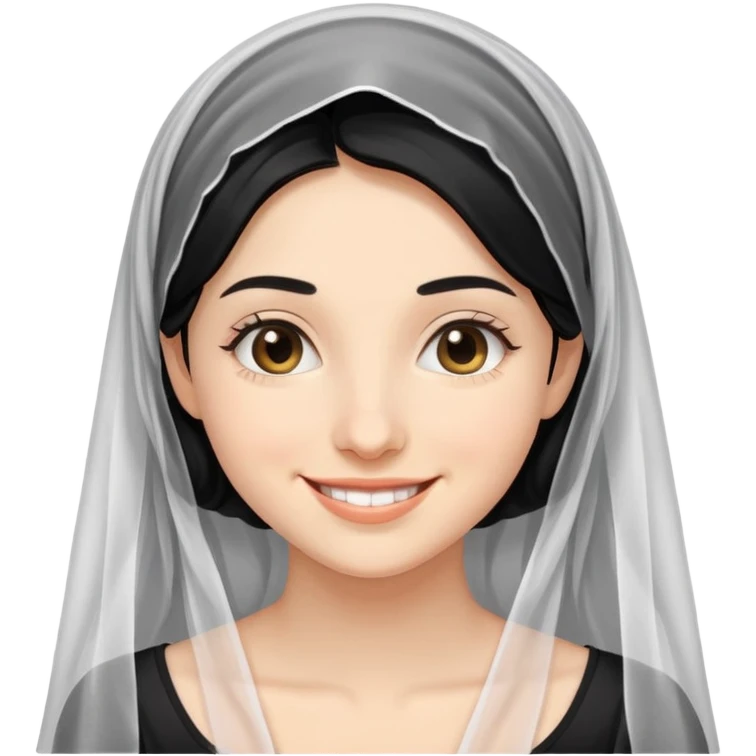 "- Nữ
- 20 tuổi
- Da trắng
- Tóc đen
- Đầu đội lúp
- Mặt cười mỉm
" emoji