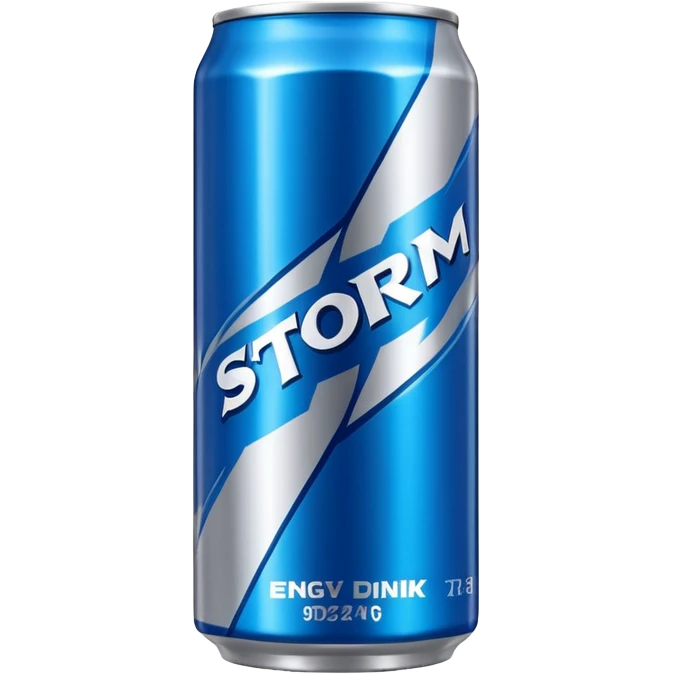 A soda named storm energy drink and by hraj a storm brand emoji