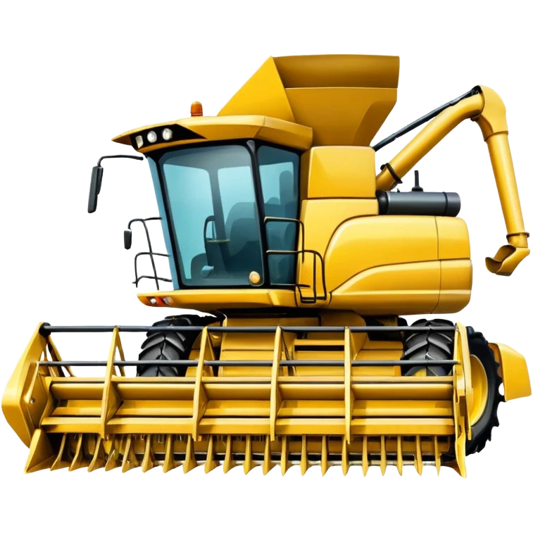 combine harvester emoji