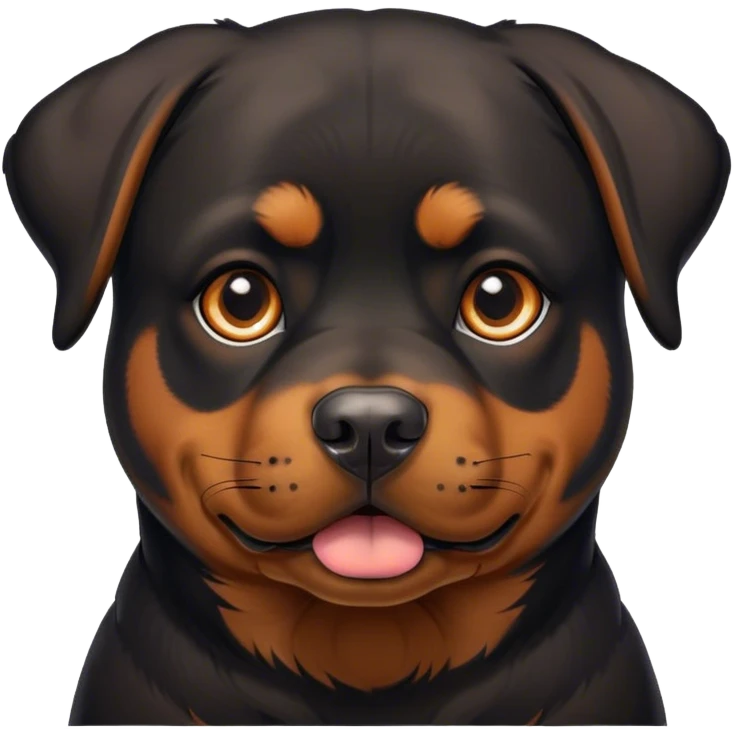 Perro Rottweiler  emoji