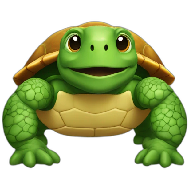 Tortue super héros  emoji
