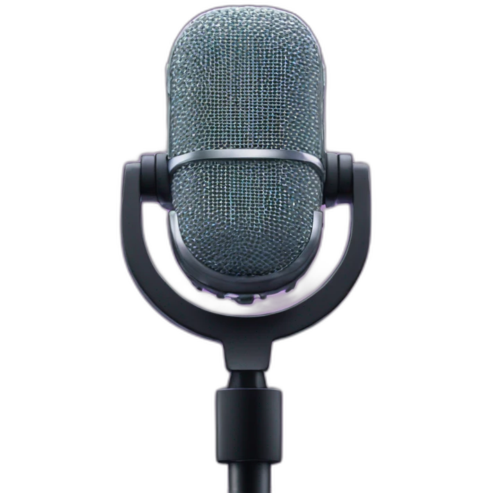 podcast microphone sparkles emoji