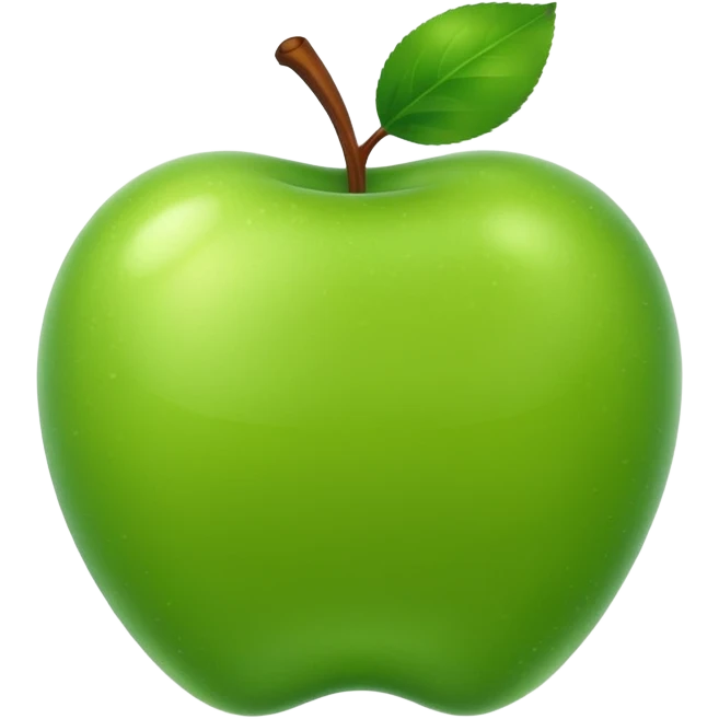 green apple emoji