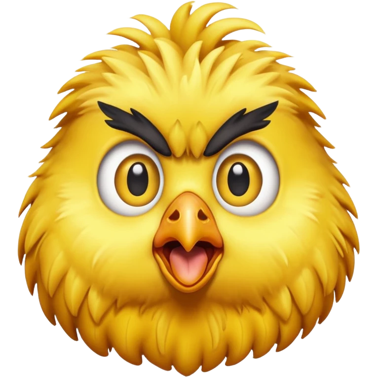Shocked chicken emoji emoji