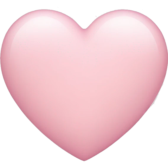 light pink heart emoji