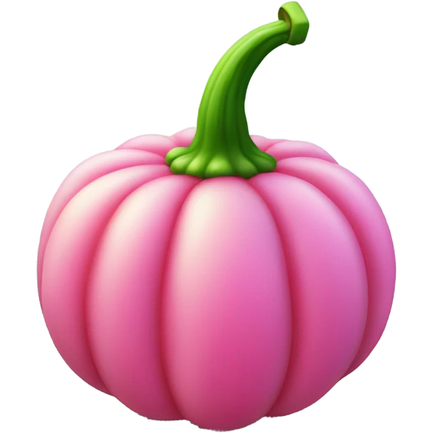 Pink pumpkin emoji