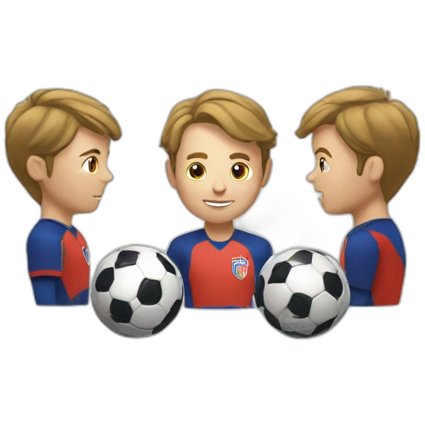 Three shots to goal emoji