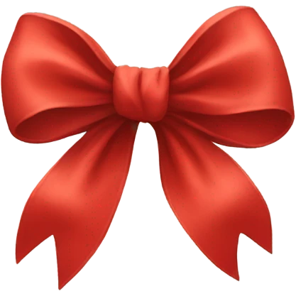 Red bow emoji