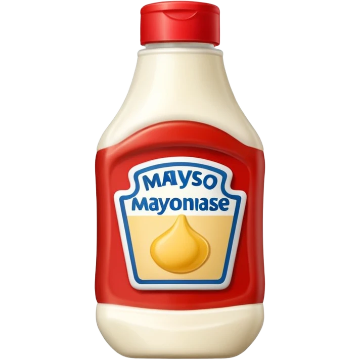 bustina monoporzione di maionese e ketchup emoji