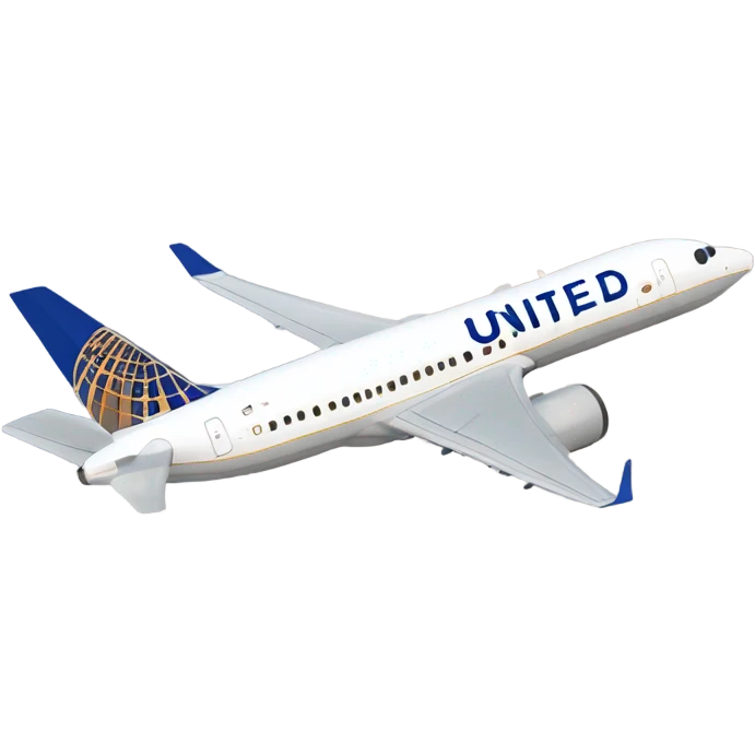 United airlines Boeing 757 emoji