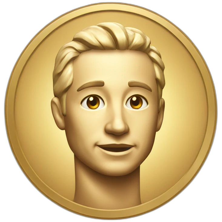 designed one $ coin emoji