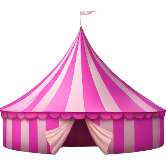 pink carnival tent emoji