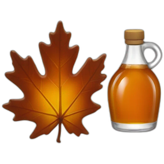 maple syrup emoji