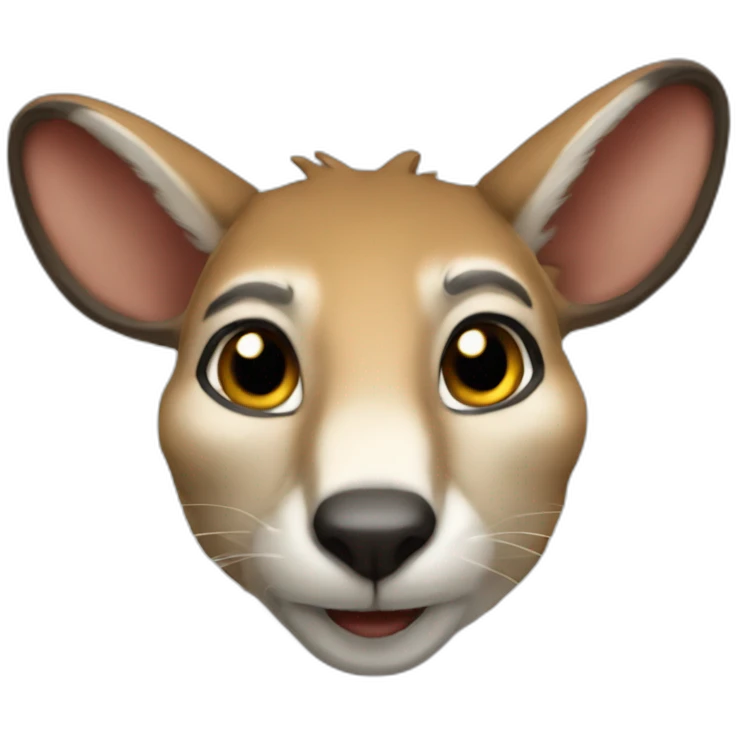 Kangourou cool emoji