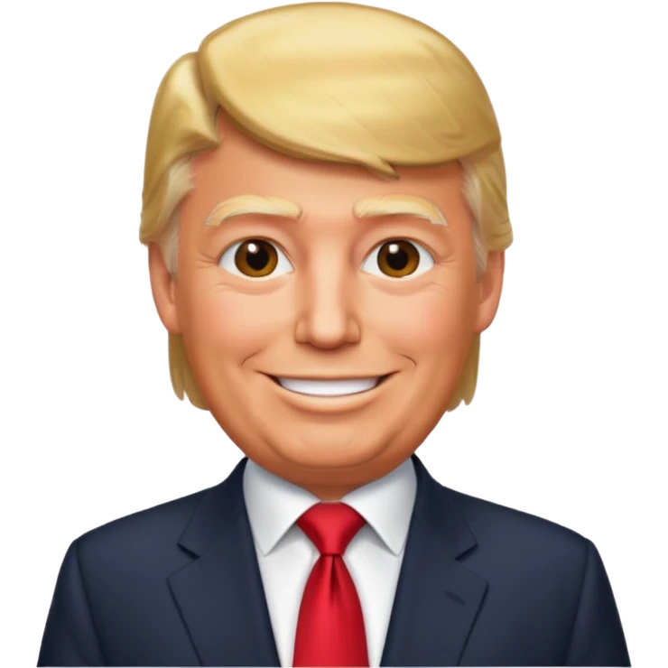 Trump looking sexy emoji