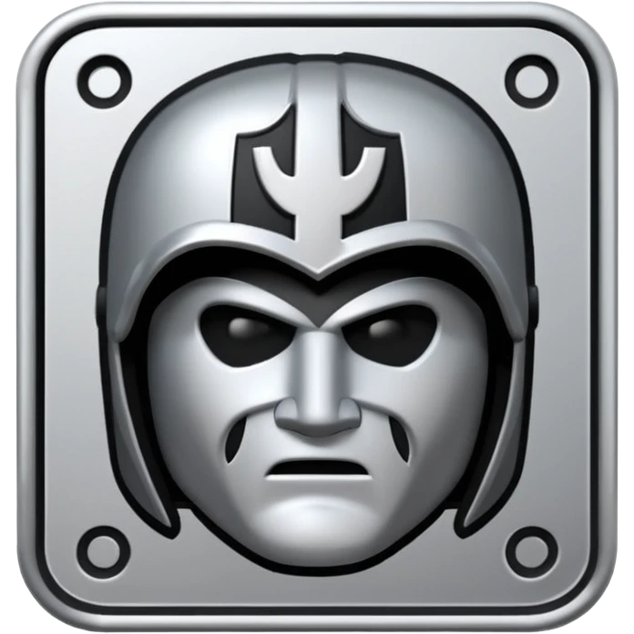 make me a 1x1 aspect ratio emoji that says raiders emoji