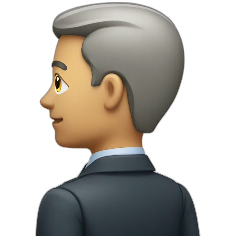 manager back view emoji