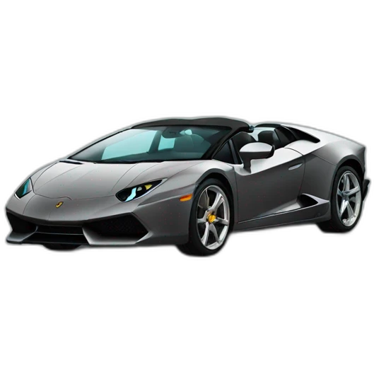 Car driving a lamborghini  emoji
