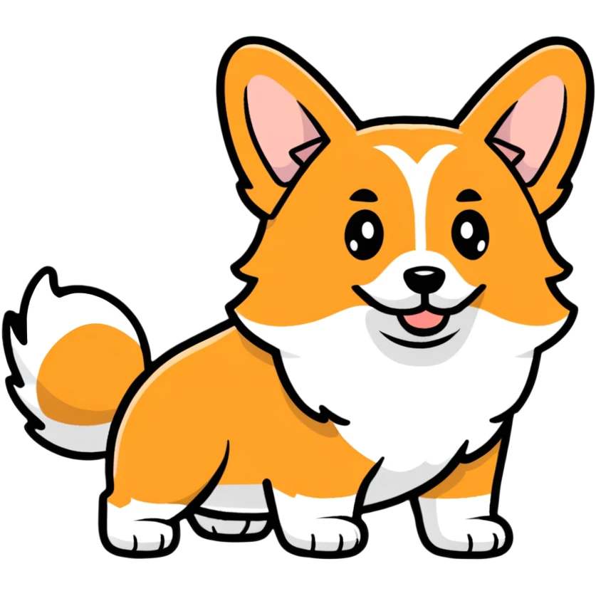 corgi butt emoji