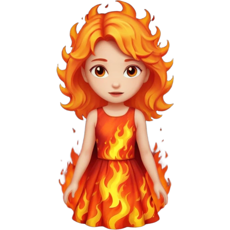 Lava girl emoji