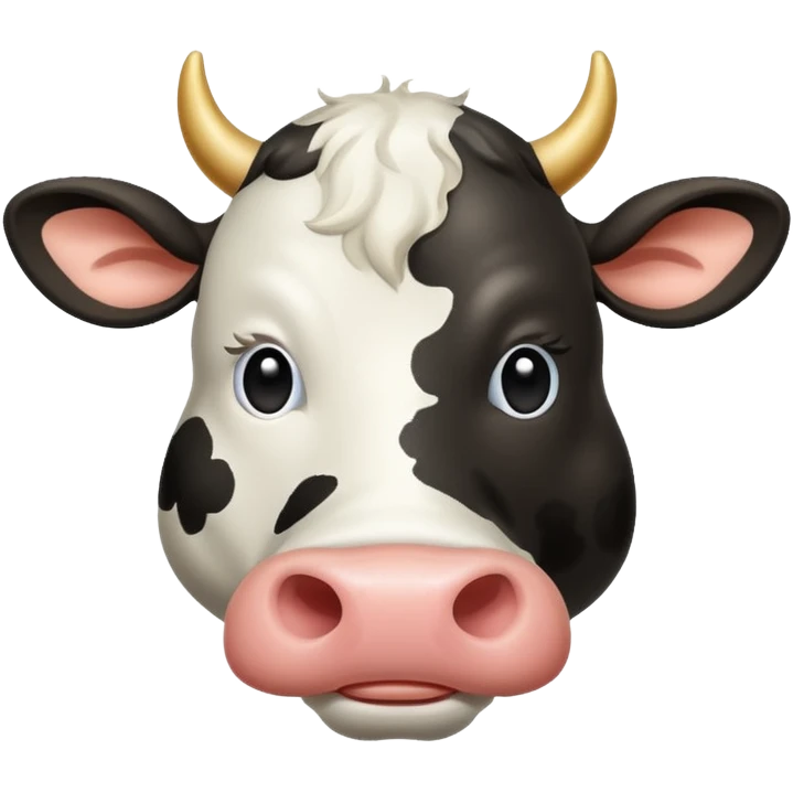  A cow that is mixed with Saturn
 emoji