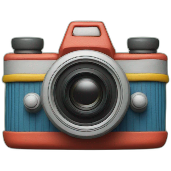 Plasticine Old Film Camera emoji
