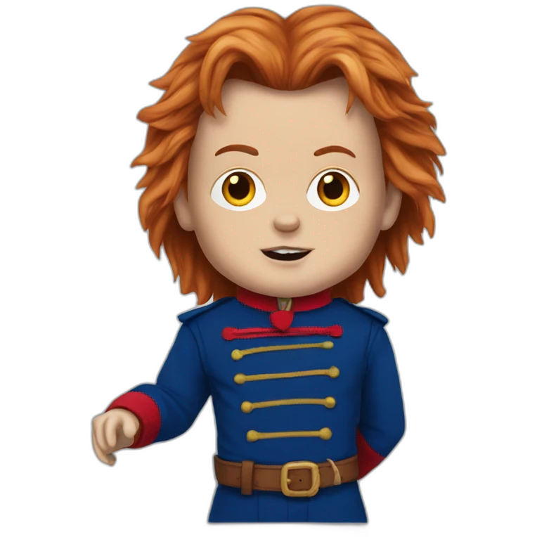 Chucky as napoleon emoji