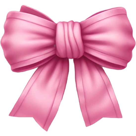 a cute pink bow emoji
